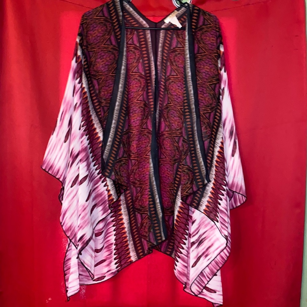 Sheer cover up/throw over.